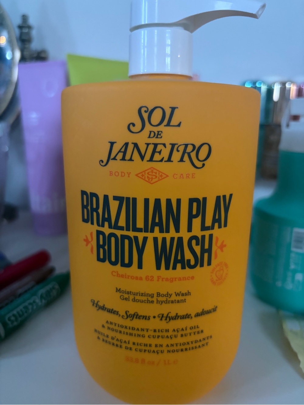 Sol de Janeiro Brazilian Play Body Wash - Bright Yellow Bottle